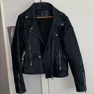Leather (faux) jacket